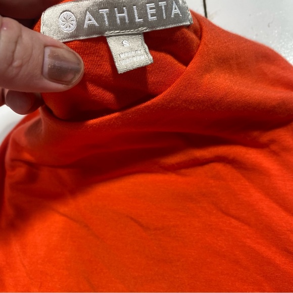 Athleta Santorini Torch Red UPF Sustainable Material Maxi Sleeveless Dress S - Picture 8 of 14